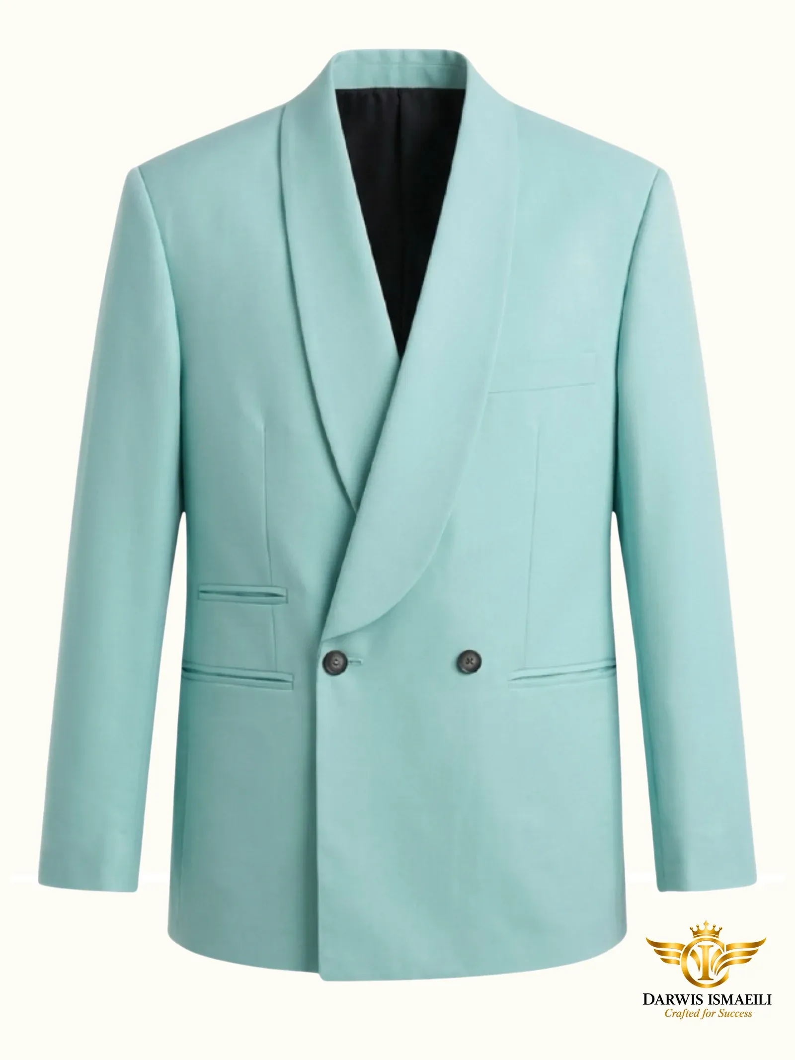 Mint Blue Shawl Lapel, Classic collection